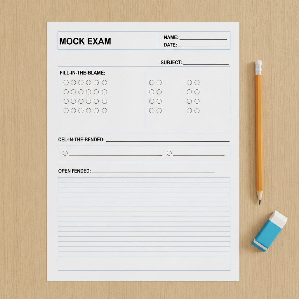 Best mock exam work sheet in Bangladesh